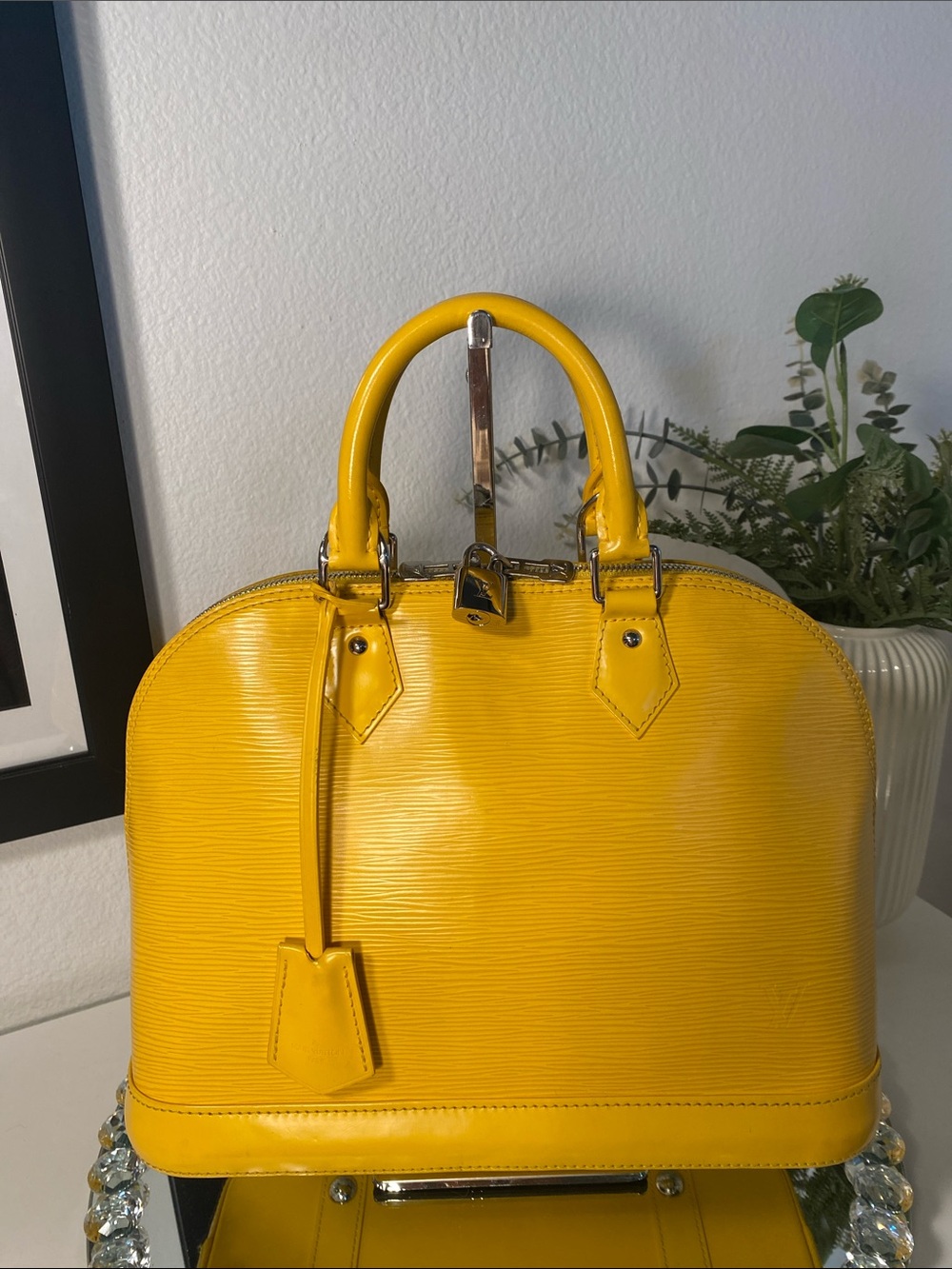 Louis Vuitton Alma PM Citron Epi Leather With Entrupy COA - Picture 17 of 17